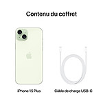 Smartphone Apple iPhone 15 Plus Vert - 128 Go  - Autre vue