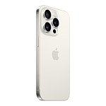 Smartphone Apple iPhone 15 Pro (Titane blanc) - 128 Go - Autre vue