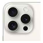 Smartphone Apple iPhone 15 Pro (Titane blanc) - 128 Go - Autre vue