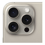 Smartphone Apple iPhone 15 Pro (Titane naturel) - 128 Go - Autre vue