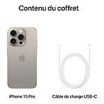 Smartphone reconditionné Apple iPhone 15 Pro (Titane naturel) - 512 Go · Reconditionné - Autre vue