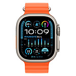 Montre connectée Apple Watch Ultra 2 GPS + Cellular - Titanium Case - Orange Ocean Band - 49 mm - M  - Autre vue