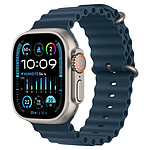 Montre connectée Apple Watch Ultra 2 GPS + Cellular - Titanium Case - Blue Ocean Band - 49 mm - M - Autre vue