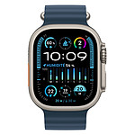 Montre connectée Apple Watch Ultra 2 GPS + Cellular - Titanium Case - Blue Ocean Band - 49 mm - M - Autre vue