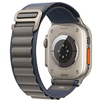 Montre connectée Apple Watch Ultra 2 GPS + Cellular - Titanium Case - Blue Alpine Loop - 49 mm - S - Autre vue