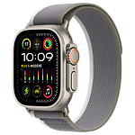 Montre connectée Apple Watch Ultra 2 GPS + Cellular - Titanium Case - Green/Grey Trail Loop - 49 mm - M/L - Autre vue