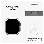 Montre connectée Apple Watch Ultra 2 GPS + Cellular - Titanium Case - Green/Grey Trail Loop - 49 mm - M/L - Autre vue