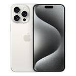 Smartphone Apple iPhone 15 Pro Max (Titane blanc) - 256 Go - Autre vue
