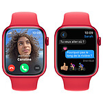 Montre connectée Apple Watch Series 9 GPS - Aluminium (PRODUCT)RED - Bracelet Sport Band - 41 mm - Taille M/L  - Autre vue