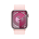Montre connectée Apple Watch Series 9 GPS + Cellular - Aluminium Rose - Bracelet Boucle Sport - 45 mm  - Autre vue