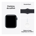 Montre connectée Apple Watch SE GPS + Cellular (2023) (Minuit - Bracelet Sport Band Minuit ) - 40 mm - Taille S/M - Autre vue