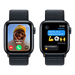 Montre connectée Apple Watch SE GPS + Cellular (2023) (Minuit - Bracelet Sport Loop Minuit ) - 40 mm - Autre vue