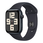 Apple Watch SE GPS (2023) (Minuit - Bracelet Sport Band Minuit ) - 44 mm - Taille S/M