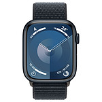 Montre connectée Apple Watch Series 9 GPS - Aluminium Minuit - Bracelet  Boucle Sport - 45 mm  - Autre vue