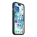 Coque et housse Apple Coque en tissage fin avec MagSafe pour iPhone 15 - Bleu Pacifique - Autre vue