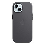 Apple Coque en tissage fin avec MagSafe pour iPhone 15 - Noir