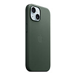 Coque et housse Apple Coque en tissage fin avec MagSafe pour iPhone 15 - Chêne vert - Autre vue