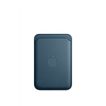 Coque et housse Apple Porte-cartes en tissage fin avec MagSafe pour Apple iPhone - Bleu Pacifique - Autre vue
