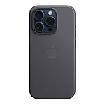 Coque et housse Apple Coque en tissage fin avec MagSafe pour iPhone 15 Pro - Noir - Autre vue