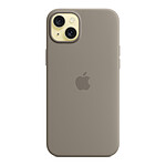 Coque et housse Apple Coque en silicone avec MagSafe pour iPhone 15 Plus - Argile - Autre vue