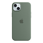 Coque et housse Apple Coque en silicone avec MagSafe pour iPhone 15 Plus - Cyprès - Autre vue