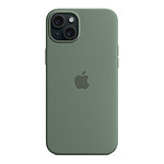 Coque et housse Apple Coque en silicone avec MagSafe pour iPhone 15 Plus - Cyprès - Autre vue