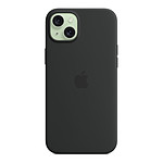 Coque et housse Apple Coque en silicone avec MagSafe pour iPhone 15 Plus - Noir - Autre vue