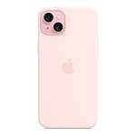 Coque et housse Apple Coque en silicone avec MagSafe pour iPhone 15 Plus - Rose pâle - Autre vue