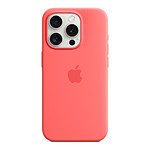 Coque et housse Apple Coque en silicone avec MagSafe pour iPhone 15 Pro - Goyave - Autre vue