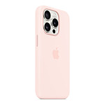 Coque et housse Apple Coque en silicone avec MagSafe pour iPhone 15 Pro - Rose pâle - Autre vue