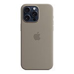 Coque et housse Apple Coque en silicone avec MagSafe pour iPhone 15 Pro Max - Argile - Autre vue
