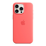 Coque et housse Apple Coque en silicone avec MagSafe pour iPhone 15 Pro Max - Goyave - Autre vue