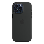 Coque et housse Apple Coque en silicone avec MagSafe pour iPhone 15 Pro Max - Noir - Autre vue