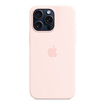 Coque et housse Apple Coque en silicone avec MagSafe pour iPhone 15 Pro Max - Rose pâle - Autre vue