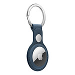 Accessoires montre et bracelet Apple Porte-clés en tissage fin AirTag - Bleu Pacifique - Autre vue