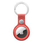Accessoires montre et bracelet Apple Porte-clés en tissage fin AirTag - Corail - Autre vue