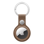 Accessoires montre et bracelet Apple Porte-clés en tissage fin AirTag - Taupe - Autre vue