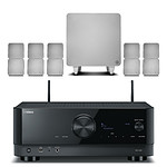 Ensemble Home-Cinéma Yamaha RX-V4A Noir + Cambridge Audio MINX S325 Blanc - Autre vue