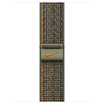 Apple Boucle Sport Nike Séquoia/Orange pour Apple Watch  - Taille 41.mm
