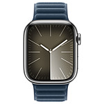 Accessoires montre et bracelet Apple Bracelet à maillons magnétique Bleu pacifique pour Apple Watch 41 mm - Taille M/L - Autre vue