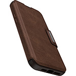 Otterbox Coque Strada Series Folio MagSafe Marron - iPhone 15 Pro Max