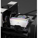 Mémoire Corsair Dominator Titanium RGB White - 2 x 48 Go (96 Go) - DDR5 6400 MHz - CL32 - Autre vue