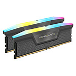 Mémoire Corsair Vengeance RGB Black - 2 x 16 Go (32 Go) - DDR5 6000 MHz - CL28 - Ryzen Edition - Autre vue Mémoire Corsair Vengeance RGB Black - 2 x 16 Go (32 Go) - DDR5 6000 MHz - CL28 - Ryzen Edition - Autre vue