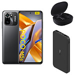Smartphone Xiaomi Poco M5s Noir  - 128 Go + Buds 4 Lite + PowerBank 10 000 mAh  - Autre vue