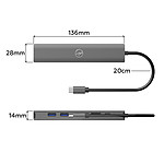 Câble USB Mobility Lab Hub Adapter USB-C 7-en-1 avec Power Delivery 100W - Autre vue