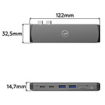 Câble USB Mobility Lab Hub Adapter USB-C 7-en-2 avec Power Delivery 100W - Autre vue