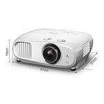Vidéoprojecteur Epson EH-TW7100 - Tri-LCD 4K PRO-UHD - 3000 Lumens - Autre vue