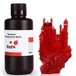 Résine 3D Elegoo Résine LCD Photopolymère Standard Rouge - 500 g   - Autre vue