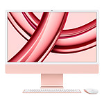 Mac et iMac Apple iMac (2023) 24" 8 Go / 256 Go Rose (MQRD3FN/A) - Autre vue