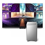 Philips 65OLED908 + Philips TAW8506 - TV OLED+ 4K UHD HDR - 164 cm - Caisson de basses 300 watts